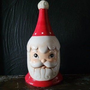 Johanna Parker Designs Santa Bell, Christmas Bell, Hostess Gift, Retro Christmas